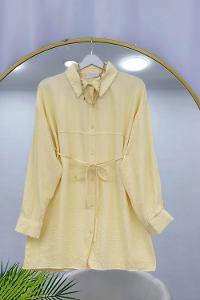 MANGO KUMAŞ KADIN TUNİK GÖMLEK