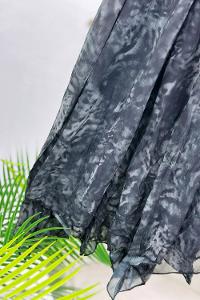 YARIM FERMUARLI DESENLİ KADIN ETEK