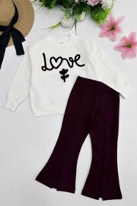 KOLLARI FIRFIRLI ETEKLİ KADIN TAKIM