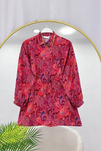 MANGO KUMAŞ KADIN TUNİK GÖMLEK