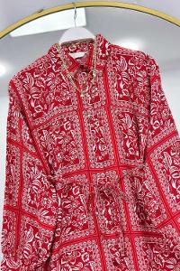 MANGO KUMAŞ KADIN TUNİK GÖMLEK