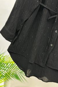 SEDEF PULLU KADIN GÖMLEK