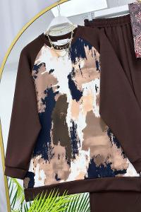 LEOPAR FİYONK DETAYLI KADIN TUNİK