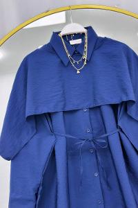 BOYUNDAN BAĞLAMALI KADIN GÖMLEK