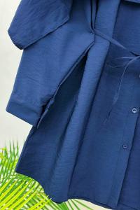 BOYUNDAN BAĞLAMALI KADIN GÖMLEK