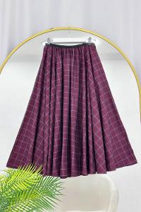 KAT KAT PUANTİYELİ KADIN ETEK