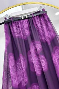 TÜL ÇİÇEK DESENLİ KADIN ETEK