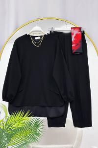 ÇİFT METAL DÜĞME DETAYLI KADIN ETEKLI TAKIM