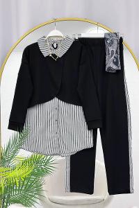 ALTI FIRFIRLI ETEKLİ KADIN TAKIM