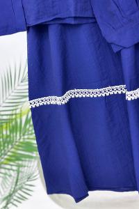 KOLLARI FIRFIRLI ETEKLİ KADIN TAKIM