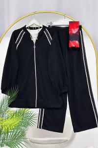 KOLLARI FIRFIRLI ETEKLİ KADIN TAKIM