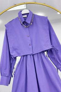 FERMUAR DETAYLI OYSO KUMAŞ KADIN EŞORTMAN TAKIM