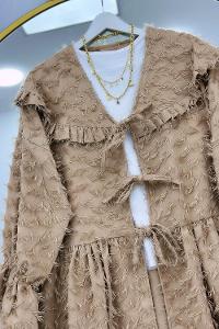 YAKASI KUŞAKLI ETEKLİ KOT TAKIM