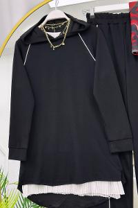 FİSTO GÜPÜRLÜ ETEKLİ KOT TAKIM