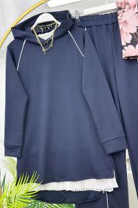 FİSTO GÜPÜRLÜ ETEKLİ KOT TAKIM