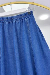 FİSTO GÜPÜRLÜ ETEKLİ KOT TAKIM