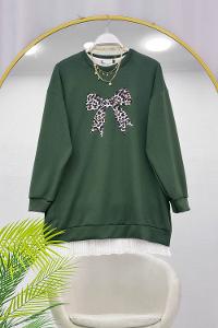 KOLLARI FIRFIRLI ETEKLİ KADIN TAKIM