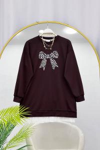 KOLLARI FIRFIRLI ETEKLİ KADIN TAKIM