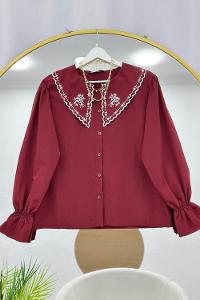 BÜZGÜLÜ BAĞCIKLI TUNİK GÖMLEK