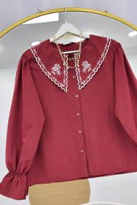 BÜZGÜLÜ BAĞCIKLI TUNİK GÖMLEK