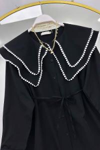 LEOPAR FİYONK DETAYLI KADIN TUNİK