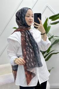 TÜL ÇİÇEK DESENLİ KADIN ETEK