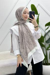 YAKA DANTEL TENSEL GÖMLEK