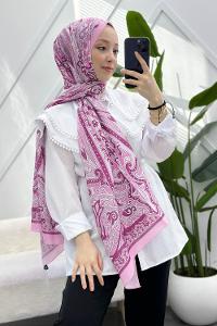 ZRA ÇİZGİ DESEN MODAL ETEKLİ TAKIM