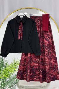 YAKA DANTEL TENSEL GÖMLEK