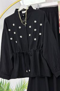 BAHAR ÇİÇEKLERİ DESENLİ PAMUK ŞAL