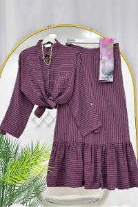 GÜPÜRLÜ BELDEN BAĞLAMALI ETEKLİ TAKIM