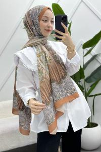 SARAY MOTİF DESENLİ PAMUK ŞAL