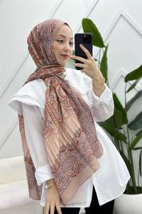 SARAY MOTİF DESENLİ PAMUK ŞAL
