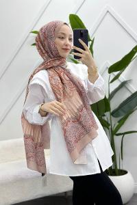 SARAY MOTİF DESENLİ PAMUK ŞAL