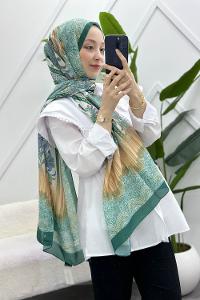 SARAY MOTİF DESENLİ PAMUK ŞAL