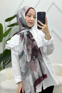 SOFT PAMUK ETNİK DESEN ŞAL