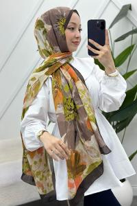 MONOKROM DESENLİ ŞAL