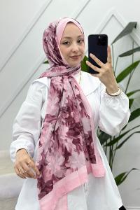 MOON ÇİÇEK DESENLİ BAMBU KRAŞ ŞAL