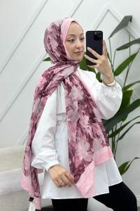 MOON ÇİÇEK DESENLİ BAMBU KRAŞ ŞAL