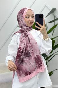 MOON ÇİÇEK DESENLİ BAMBU KRAŞ ŞAL