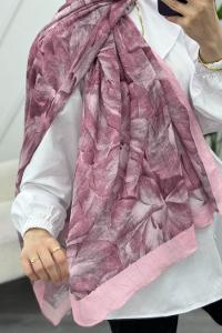 MOON ÇİÇEK DESENLİ BAMBU KRAŞ ŞAL
