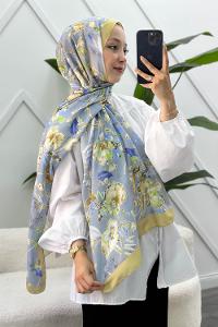 ÇİÇEK BAHÇESİ DESEN PAMUK SOFT ŞAL