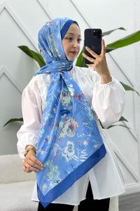 ÇİÇEK BAHÇESİ DESEN PAMUK SOFT ŞAL