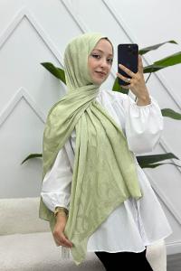 YAPRAK DESEN PAMUK SOFT ŞAL