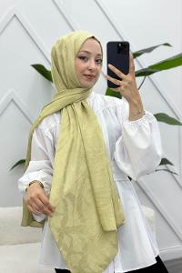 YAPRAK DESEN PAMUK SOFT ŞAL