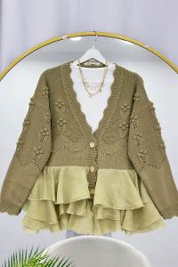 ALTI DANTEL YÜN KAZAK