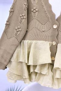 ALTI DANTEL YÜN KAZAK